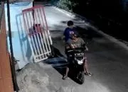 Viral Maling Bongkar Paksa Pagar Besi Gang di Jakarta Pusat